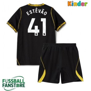Chelsea Estevao Willian #41 Replik Auswärtstrikot Kinder 2026-27 Kurzarm (+ Kurze Hosen)